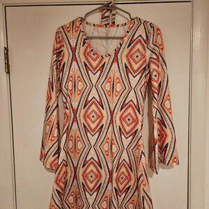 Retro inspired disco dress with matching belt/hair tie